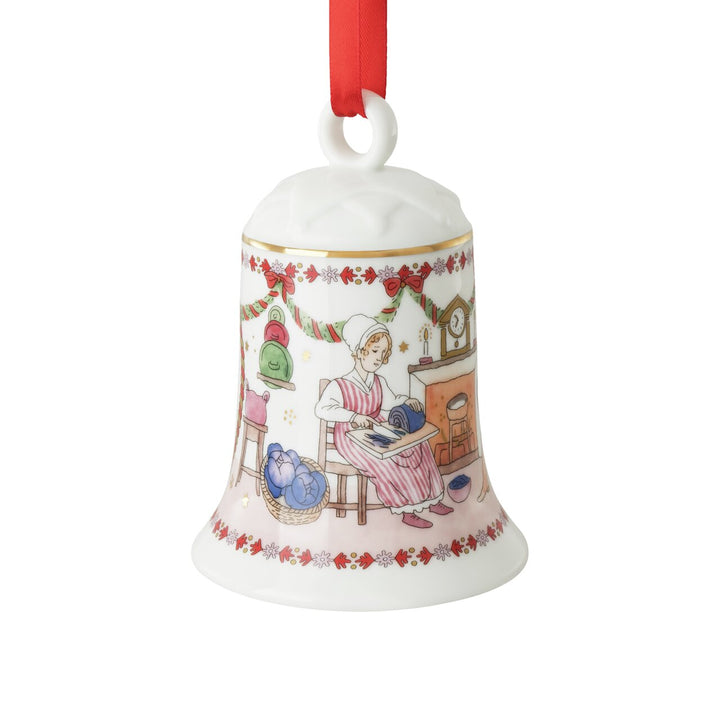Repas de Noël, cloche en porcelaine 12 cm, Hutschenreuther 2026