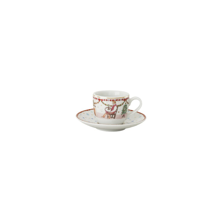 Festin de Noël, tasse à espresso 2 pièces, Hutschenreuther 2026