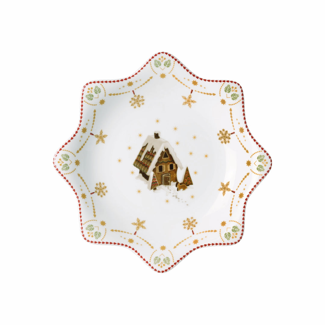 Christmas Love, Sternschale 25 cm, Hutschenreuther 2025