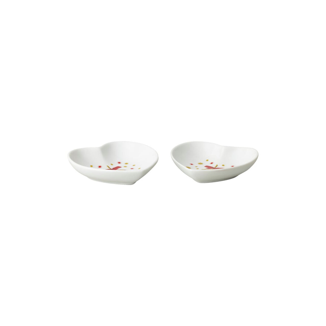 Christmas Love, Ensemble de 2 coupelles en forme de cœur 9 cm, Hutschenreuther 2026