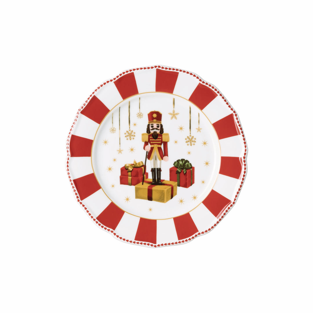 Christmas Love red, Teller flach 22 cm, Hutschenreuther 2025