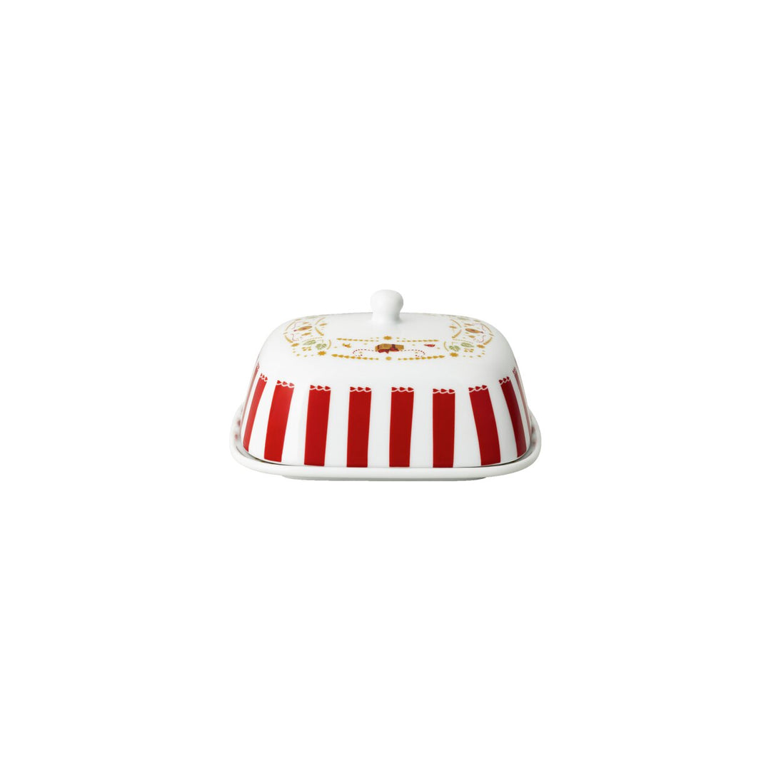 Christmas Love rouge, Boîte à beurre 250 g, Hutschenreuther 2026
