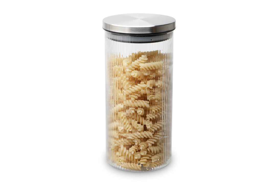 WEIS - Boîte de rangement en verre borosilicaté rainurée 1200ml