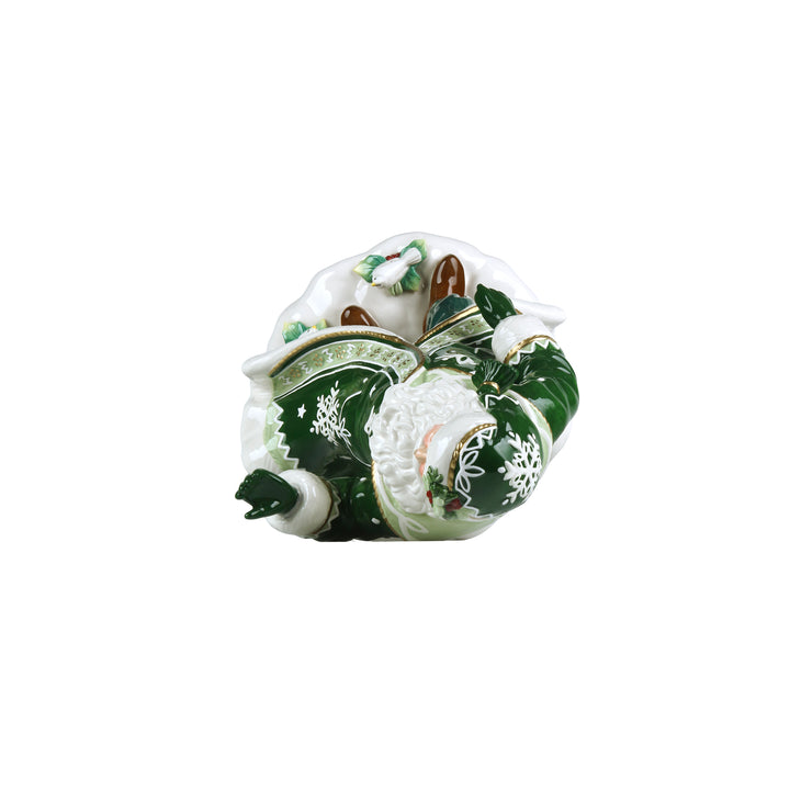 Fitz &amp; Floyd Winter Frost Santa mit Weihnachtskranz 45,5 cm - 2026
