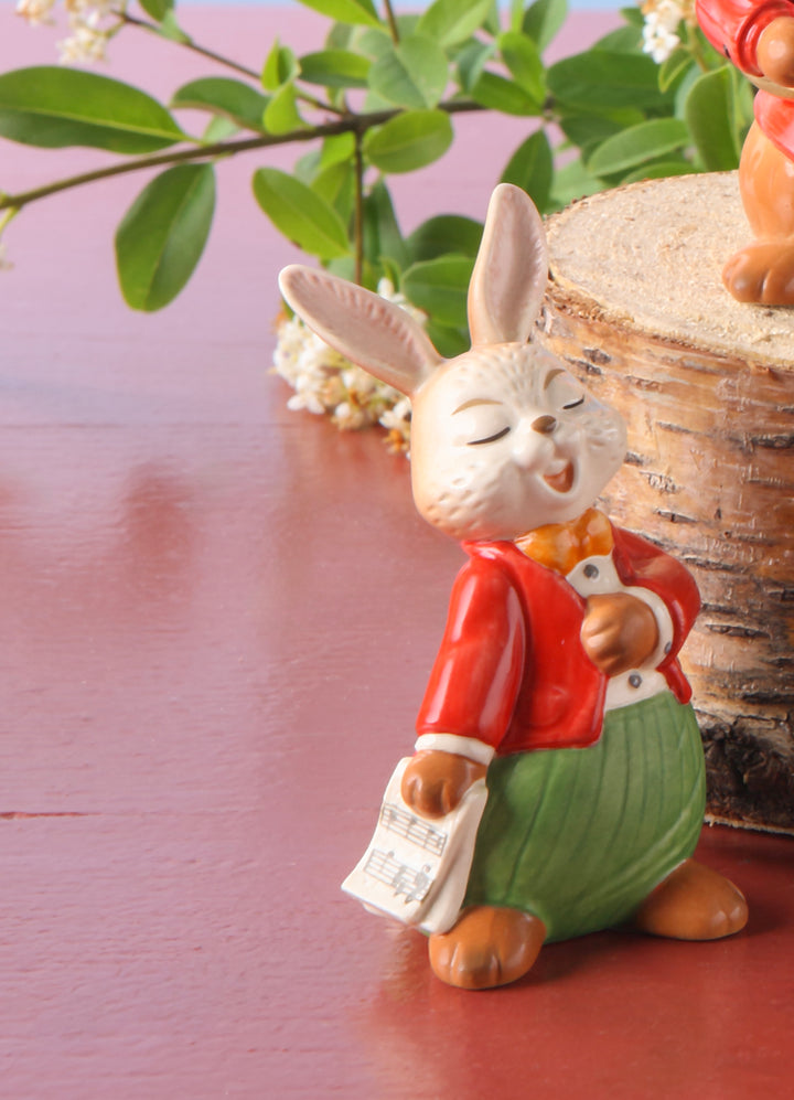 Goebel Large Singer 7.5 cm - Easter Bunny made of Stoneware