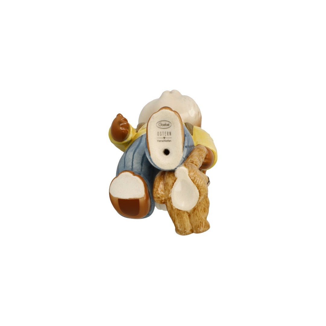 Goebel Sleepy 10 cm - Easter Bunny made of Stoneware