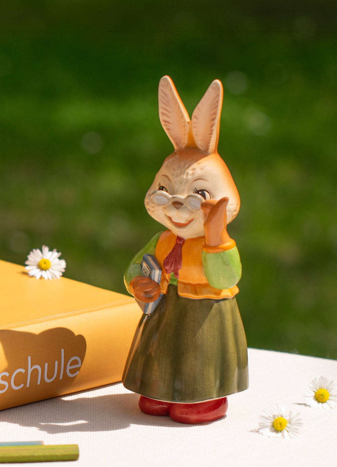 Goebel Mrs. Teacher 16 cm - Easter Bunny made of Stoneware