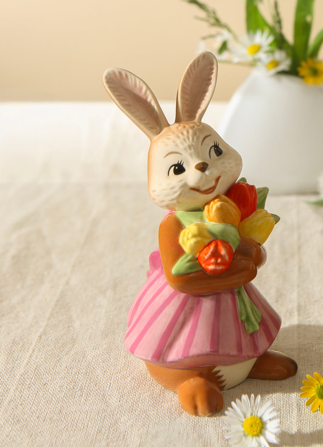 Goebel Life is colorful 11.5 cm - Easter Bunny made of stoneware