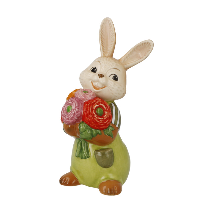 Goebel A Bouquet Full of Happiness 11.5 cm - Easter Bunny Made of Stoneware