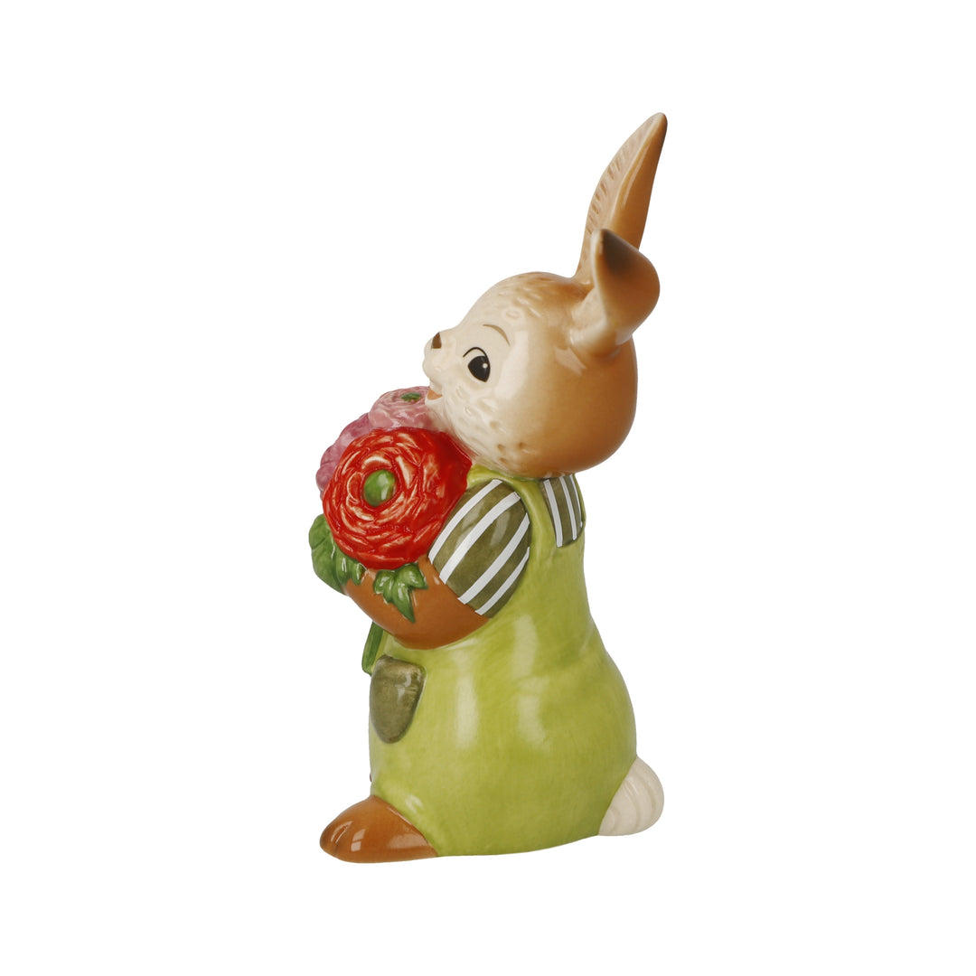 Goebel A Bouquet Full of Happiness 11.5 cm - Easter Bunny Made of Stoneware