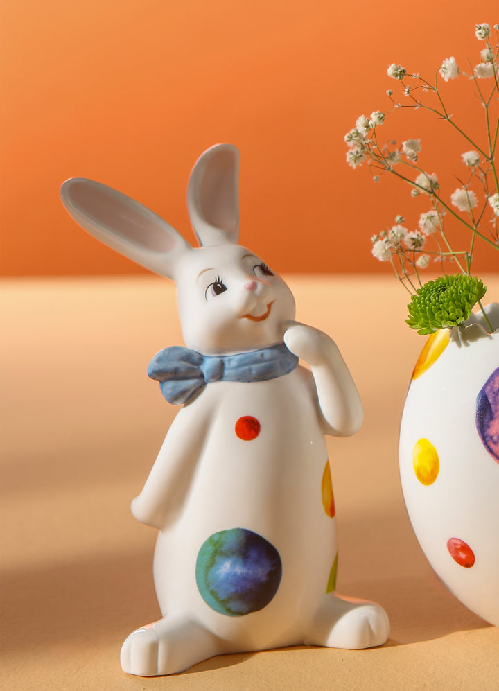 Goebel Colori Lucky Boy 14.5 cm - Easter Bunny made of Porcelain