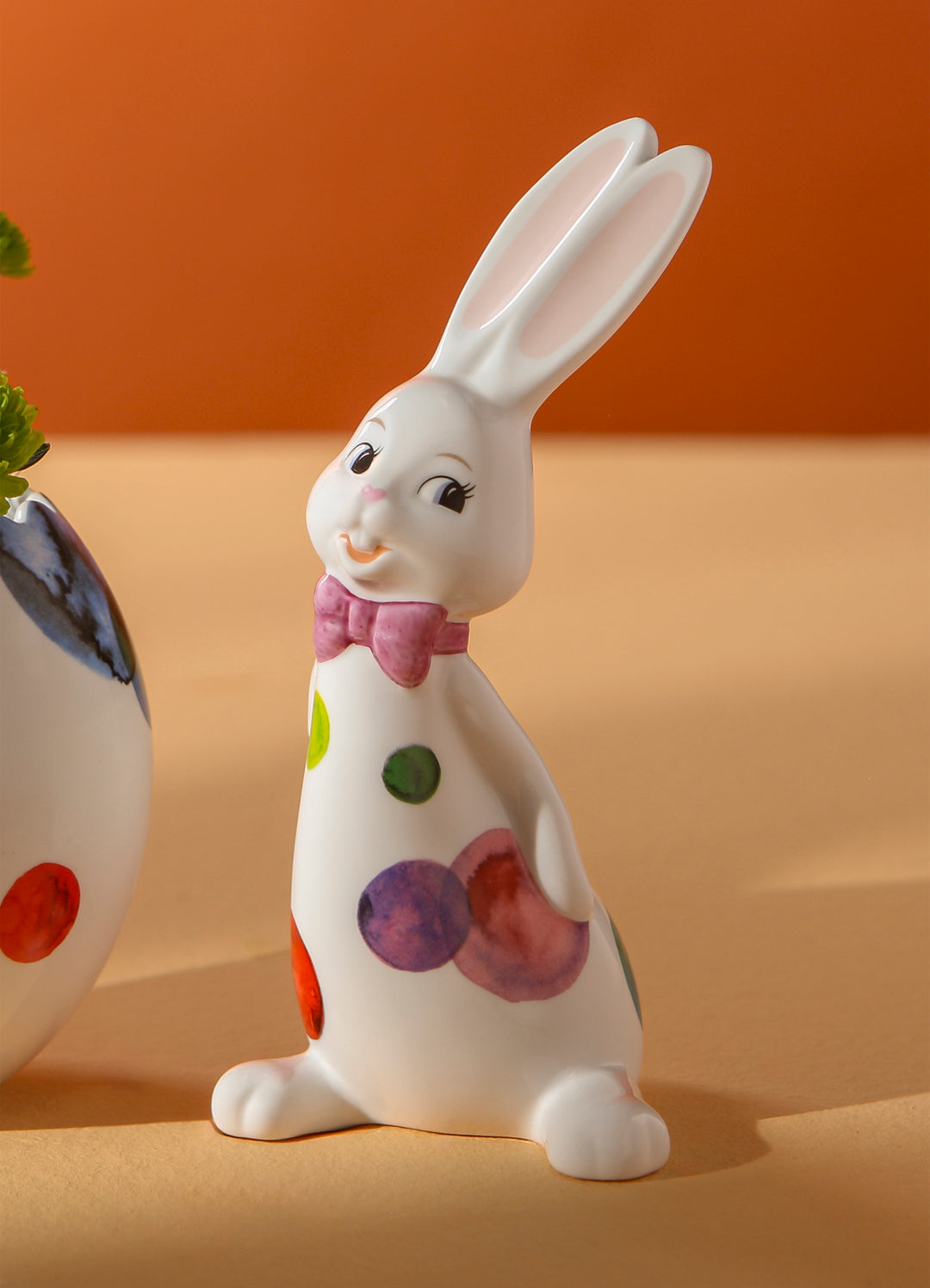 Goebel Colori Happy Girl 15 cm - Easter Bunny made of Porcelain