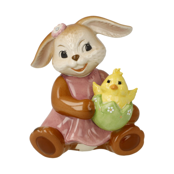 Goebel Freshly Hatched 8.5 cm - Easter Figurine with Crystal Stone