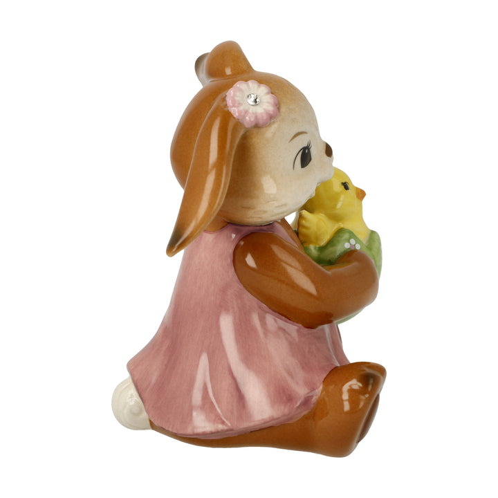 Goebel Freshly Hatched 8.5 cm - Easter Figurine with Crystal Stone