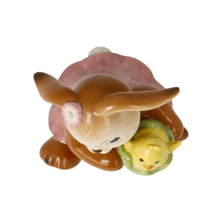 Goebel Freshly Hatched 8.5 cm - Easter Figurine with Crystal Stone