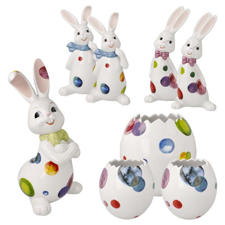 Goebel Colori Easter - 8-Piece Easter Set Made of Porcelain