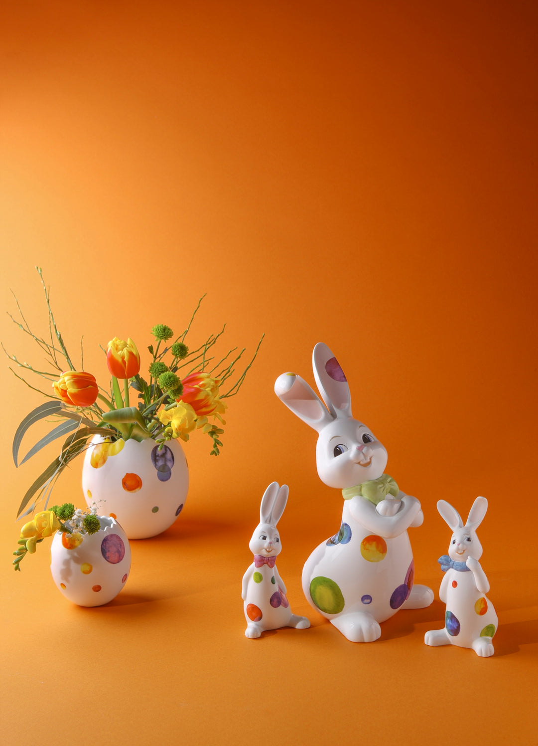 Goebel Colori Easter - 8-Piece Easter Set Made of Porcelain