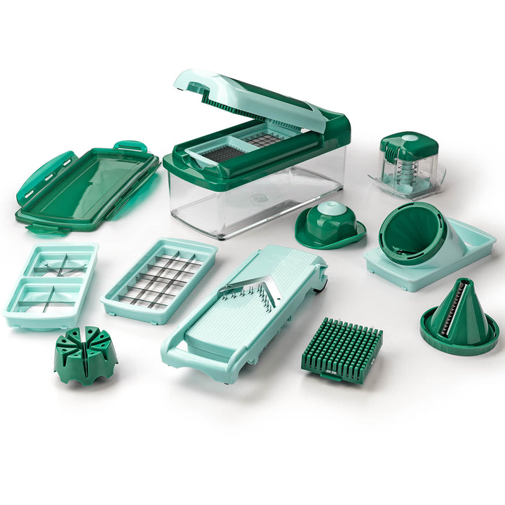 Genius - Nicer Dicer Fusion Smart Set 16 pcs, Mint Green