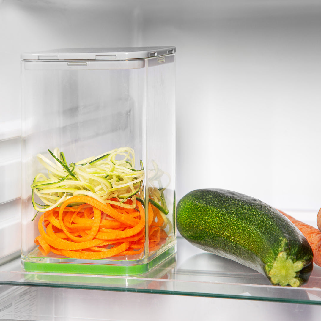 Genius - Nicer Dicer Julietti Spiral Slicer incl. Cutting Inserts (13-piece set), lime green