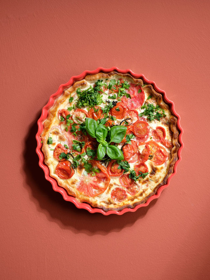Asa, Tarteform, rot, "Grande al forno", D. 30 cm, H. 4 cm