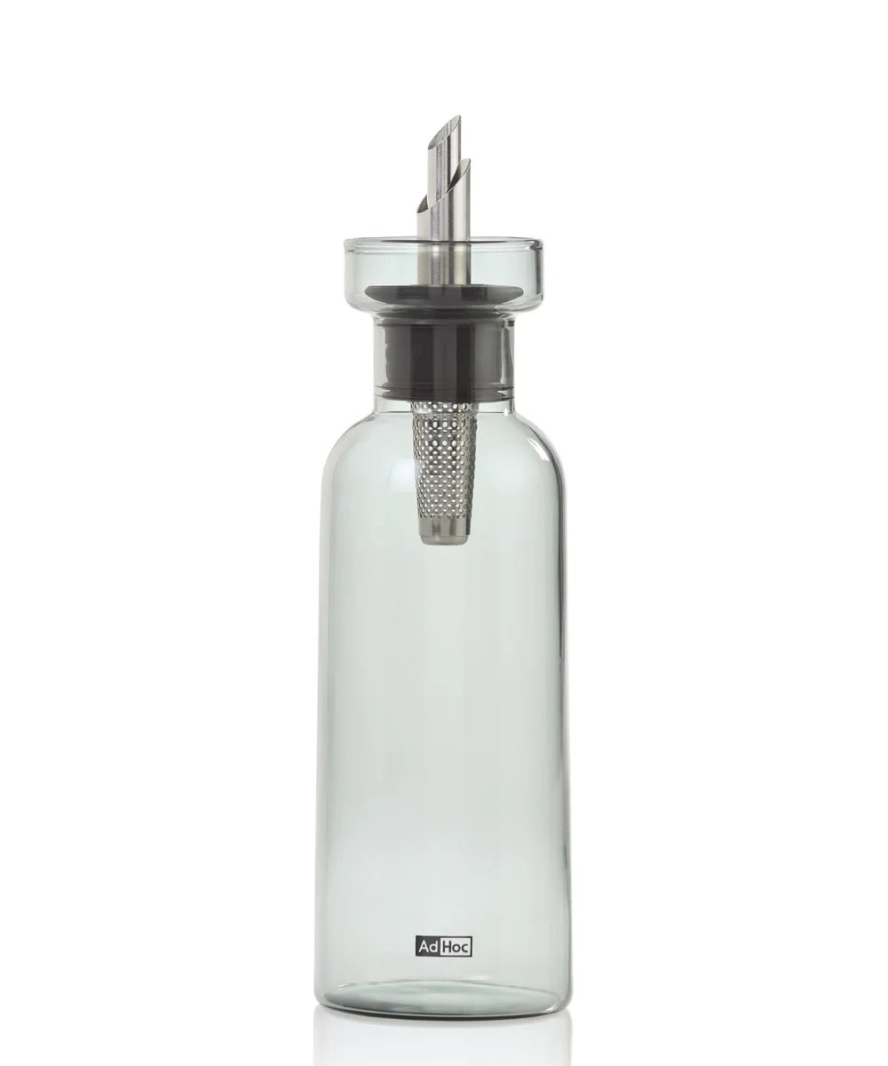 AdHoc-BZ76 - AdHoc, distributeur d’huile/vinaigre AromaPour, 300ml, couleur gris