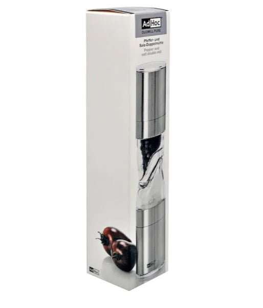 AdHoc - MP900 - AdHoc, Pfeffer und Salz - Doppelmühle DUOMILL PURE, H22cm