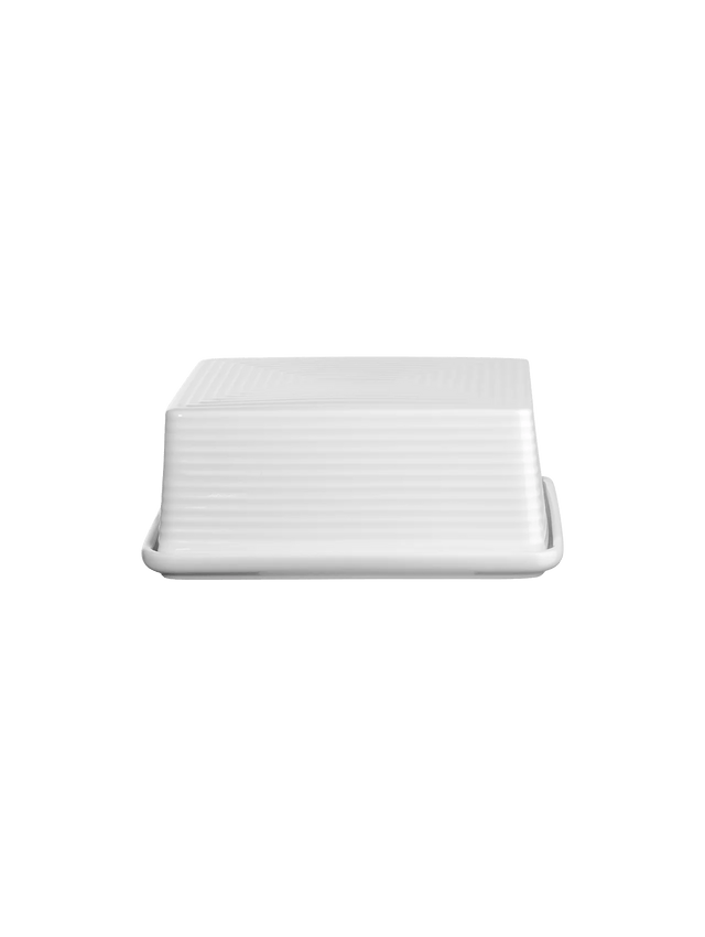 ASA - 23420212 - ASA, Butterdose, weiß, gerillt, Inhalt 250gr.