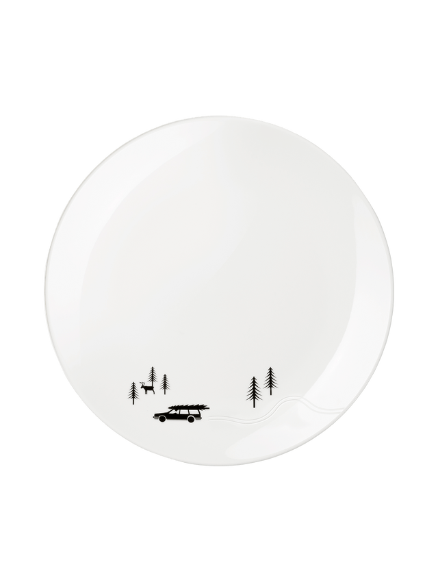 ASA - 16834286 - Asa, Dessertteller, skiding xmas, D20,5 x H2,2 cm