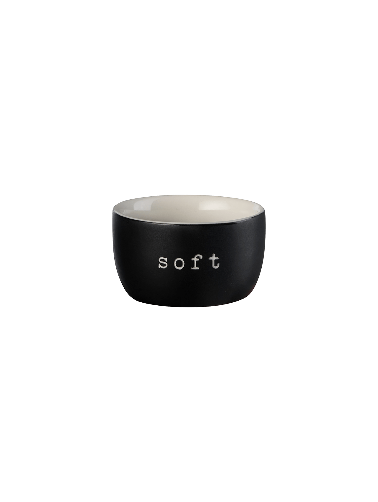 ASA - 1741027 - Asa, Eierbecher "soft", Farbe schwarz, D. 5 cm, H. 3 cm