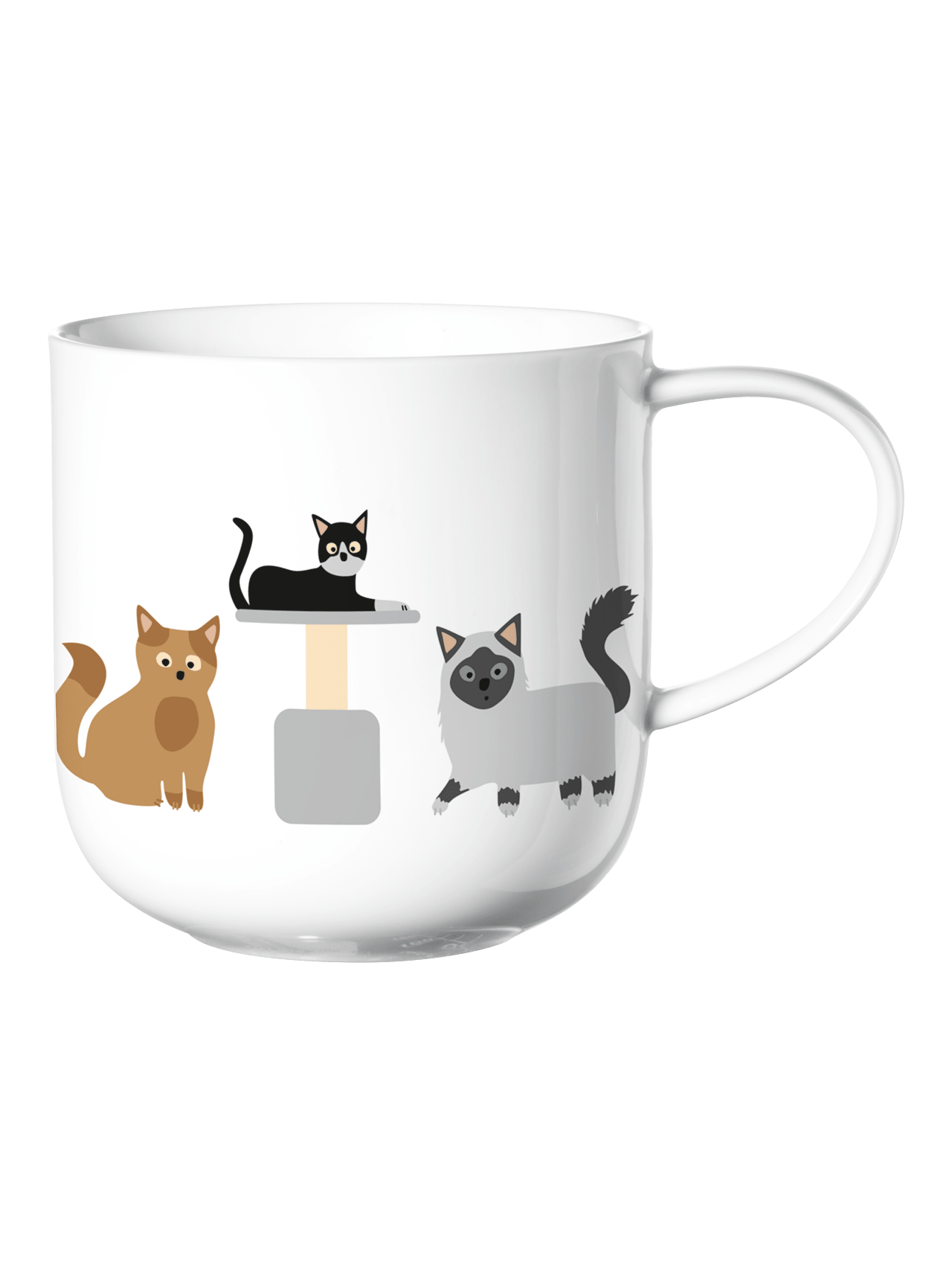 ASA-19440014 - Asa, Henkelbecher Cats, Inhalt 0,4l