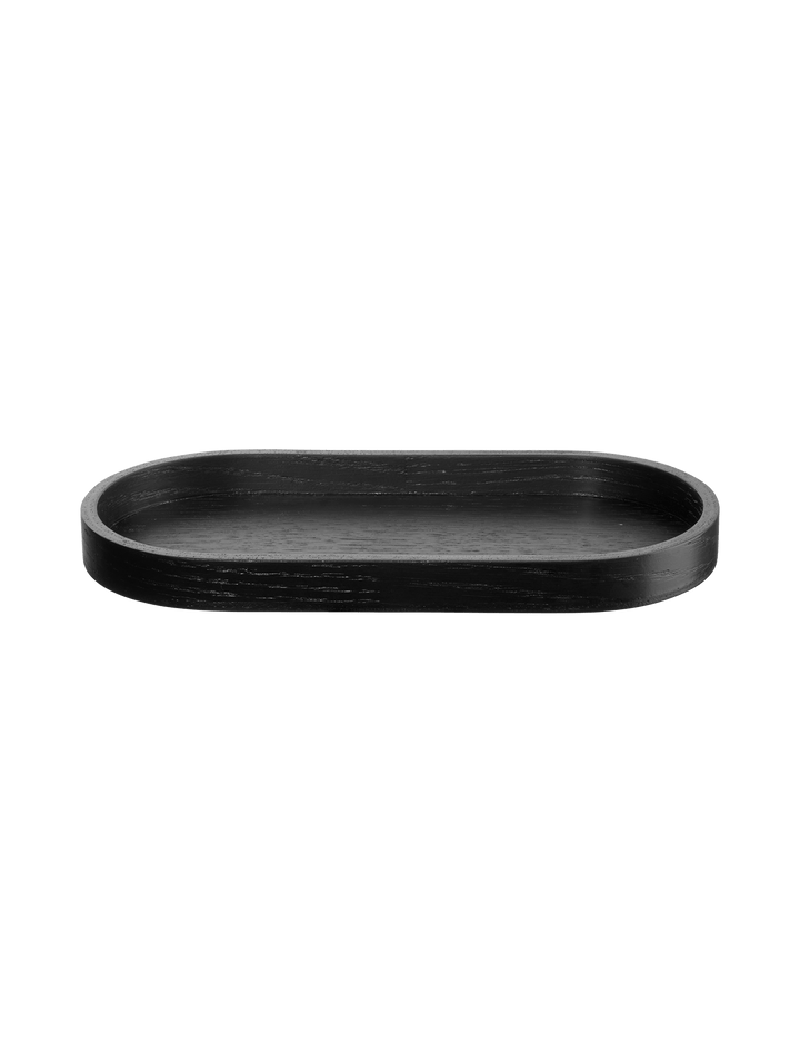 ASA-53797900 - Asa, Holztablett oval, schwarz, S