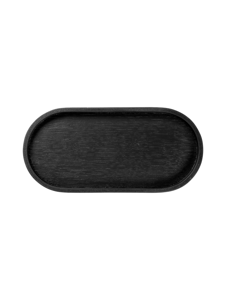 ASA-53797900 - Asa, Holztablett oval, schwarz, S