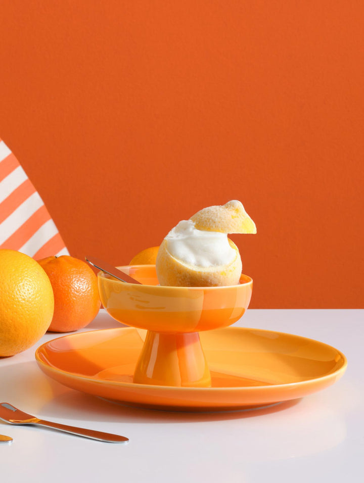 ASA-16394286 - Asa, joy bowl on foot, orange smoothie, D11cm