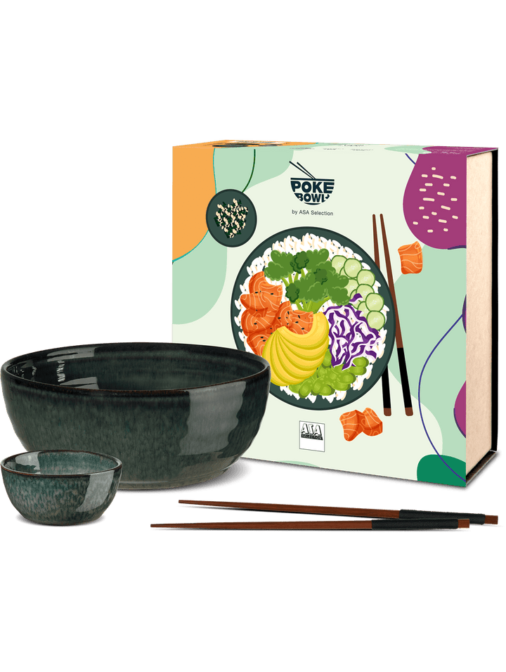ASA-24950264 - Asa, Poké Bowl Set, ocean in Geschenkkarton