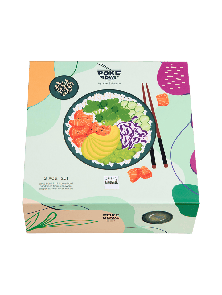 ASA-24950264 - Asa, Poké Bowl Set, ocean in Geschenkkarton