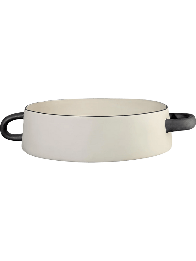 ASA-84041130 - Asa, Schale natur mit Griffe D. 30 cm, H. 8,5 cm