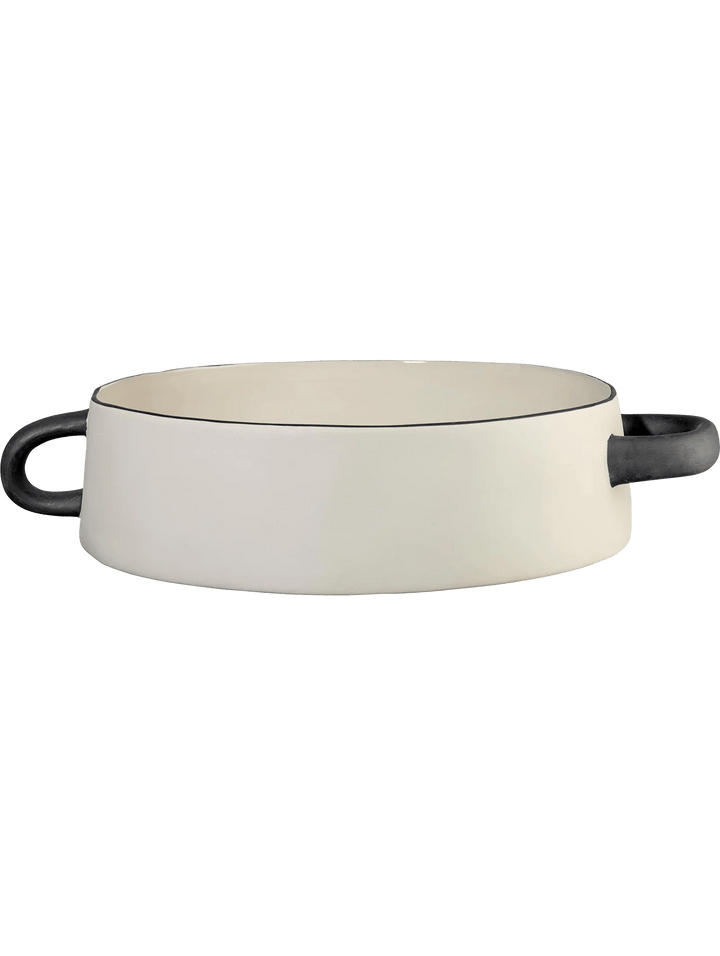 ASA-84041130 - Asa, Schale natur mit Griffe D. 30 cm, H. 8,5 cm