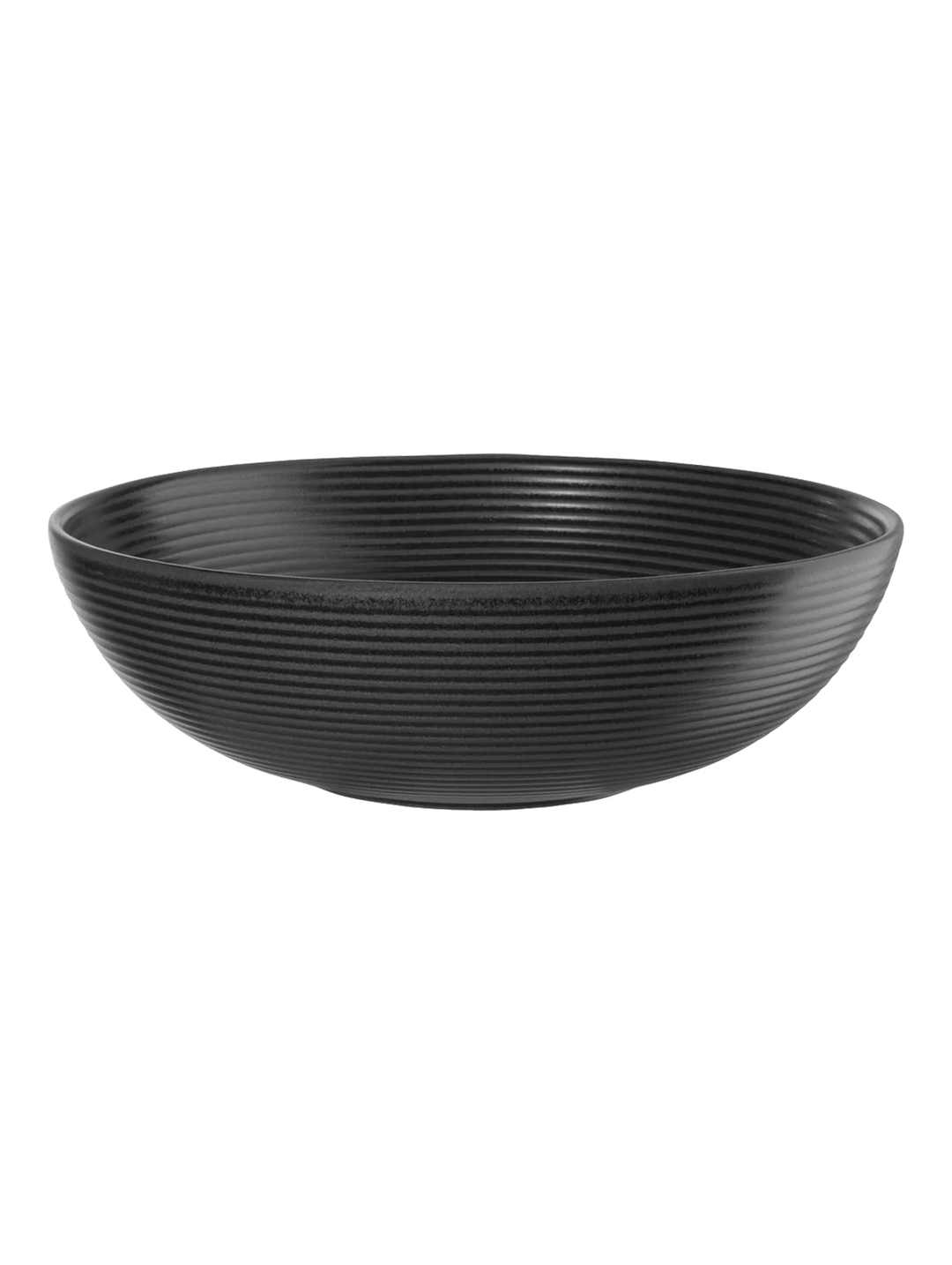 ASA - 54273190 - ASA, Schale schwarz matt, D29,5cm, H9cm, gerillt