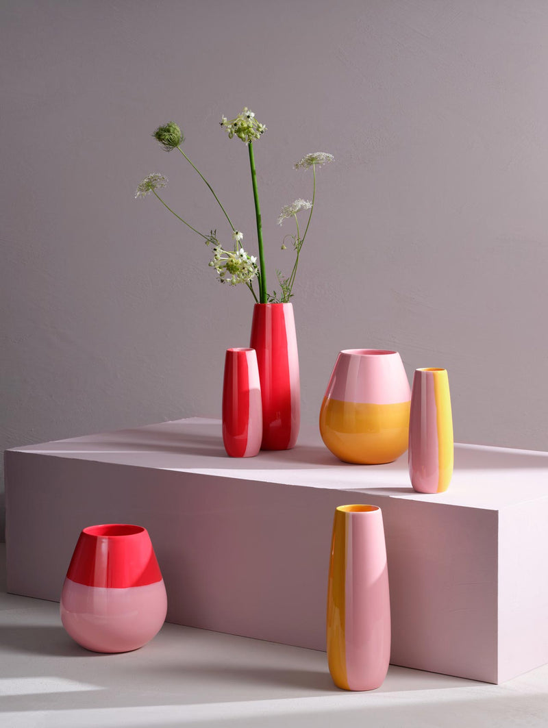 ASA - 91033387 - ASA, Vase, strawberry smoothie, H18cm, D9cm