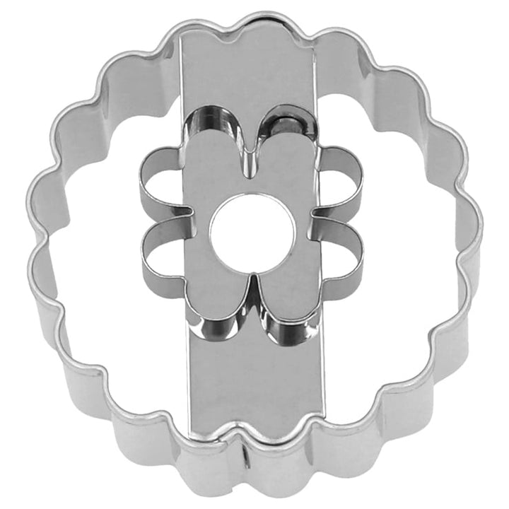 BIR - 199699 - Ausstechform, Linzer Kleeblatt, Birkmann, Edelstahl