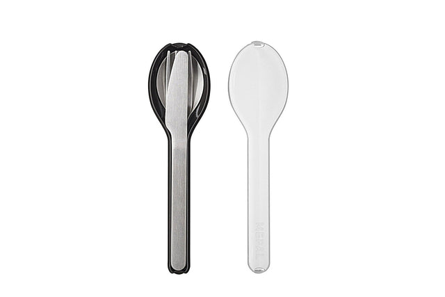 105760041100 - Besteckset Ellipse 3 - teilig, Mepal, Nordic black