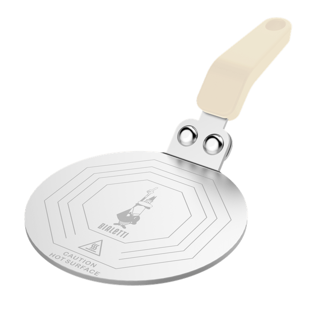 BIA-DCDESIGN08E - Bialetti 'Adapterplatte Exclusive Induktion 13cm beige'