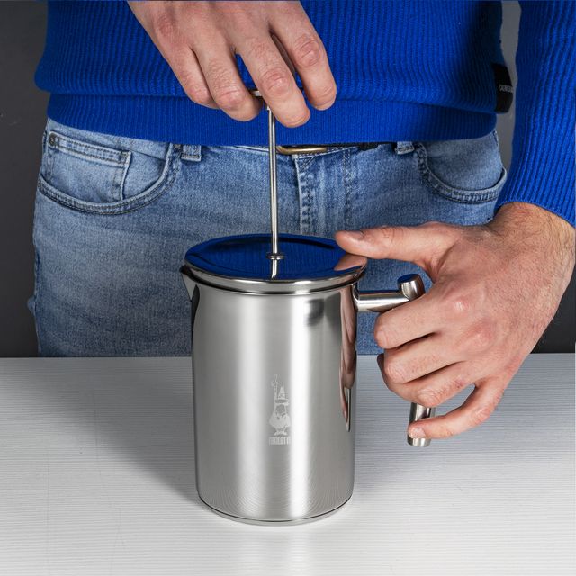 BIA-3990 - Bialetti, Milchaufschäumer "Cappuccinatore" aus Edelstahl induktionsfähig