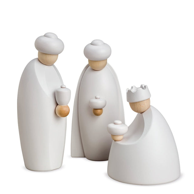 KOE - 130W - Bjoern Koehler - Die Drei Könige, klein, weiß, Figurenset 3 - teilig