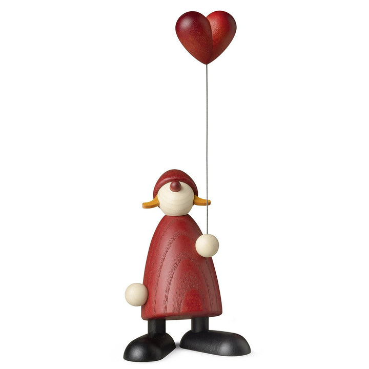 KOE - 6444 - Bjoern Koehler - Weihnachtsfrau mit Herzballon, klein