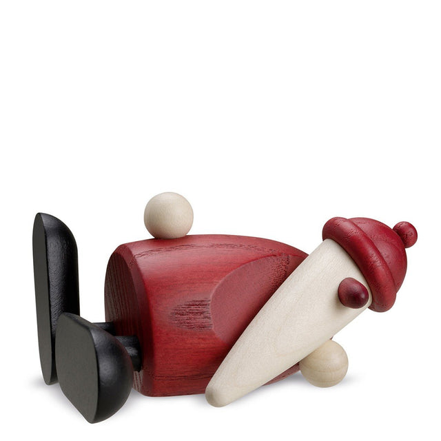KOE - 6020 - Bjoern Koehler - Weihnachtsmann liegend, klein, rot, 9cm