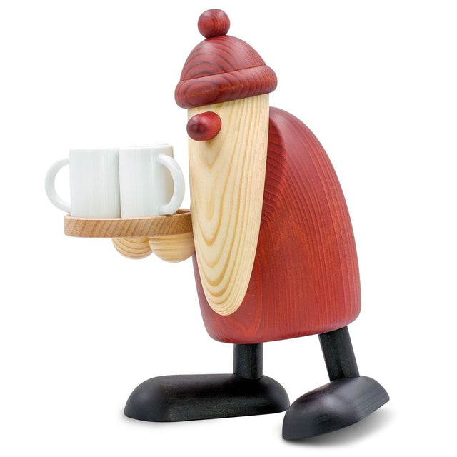 KOE-7548 - Bjoern Koehler - 'Weihnachtsmann mit Glühweintassen, groß, rot - 19cm' 2026