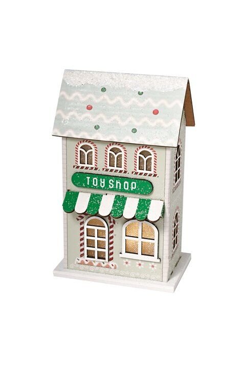 GICO - 1177901008 - Candy Haus mit LED, Gift Company, Toyshop, grün