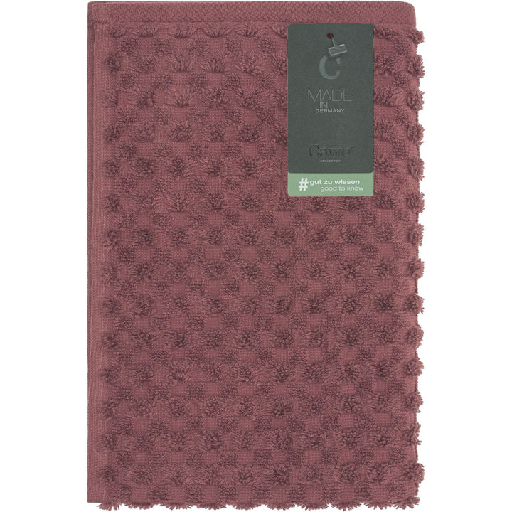 CAW-520-277-s50/50 - Cawö - Küchenfrottiertücher - burgund Uni, 50/50cm