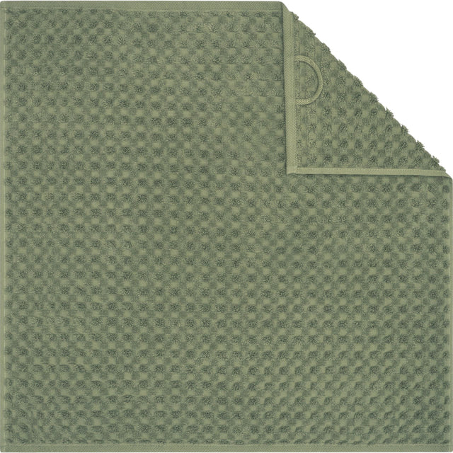 CAW-520-497-s50/50 - Cawö - Küchenfrottiertücher - oliv Uni, 50/50cm